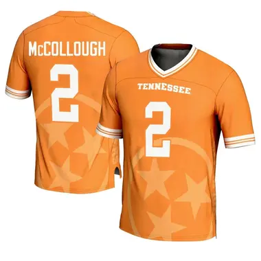 Orange Game Men's Jaylen McCollough Tennessee Volunteers Replica Icon Print Football Jersey