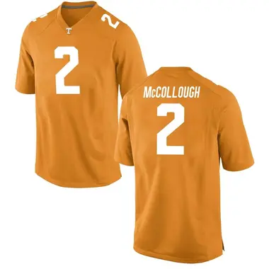 Orange Game Youth Jaylen McCollough Tennessee Volunteers College Jersey