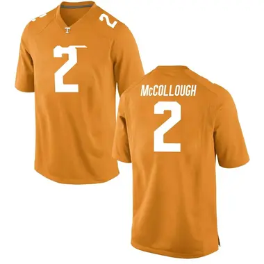 Orange Replica Men's Jaylen McCollough Tennessee Volunteers College Jersey