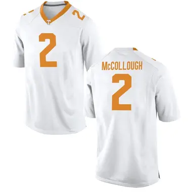 White Game Men's Jaylen McCollough Tennessee Volunteers College Jersey