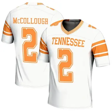 White Game Men's Jaylen McCollough Tennessee Volunteers Replica 2nd Football Jersey